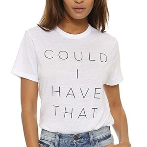 Could I have that T-shirt